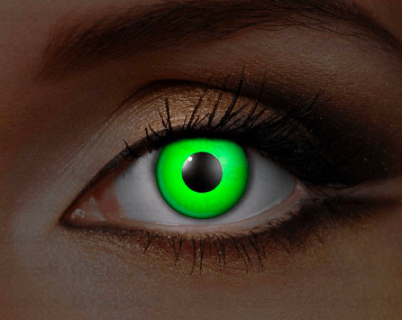 UV lens groen