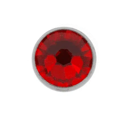 Jewelled Titanium Microdermal Rood