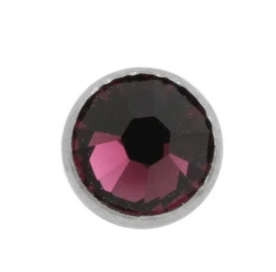 Jewelled Titanium Microdermal paars