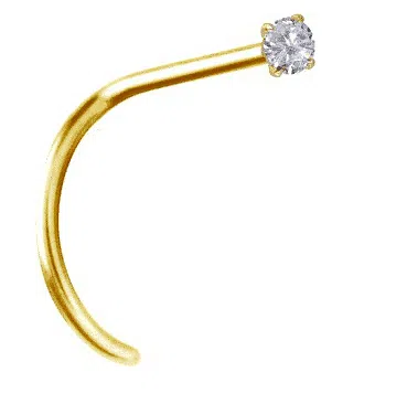 14 Karaats Gouden neuspiercing