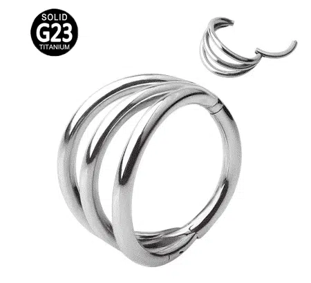 Triple clickring