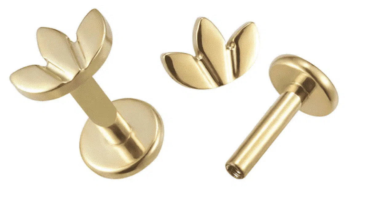 Labret 3 marquise blaadjes