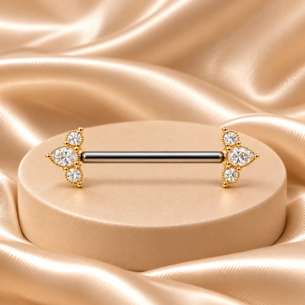 Barbell met Gouden Kroontjes