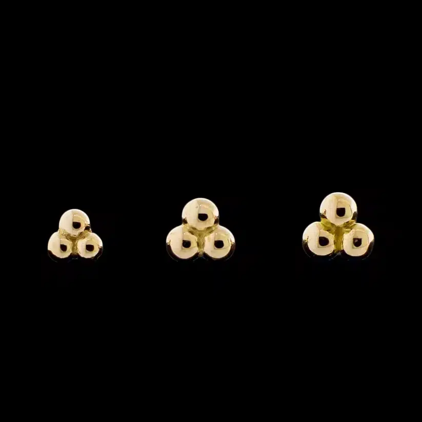 18 Karaats Gouden triple dots