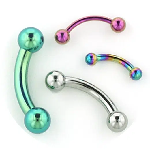Industrial Strenght -Zware Titanium gebogen barbell