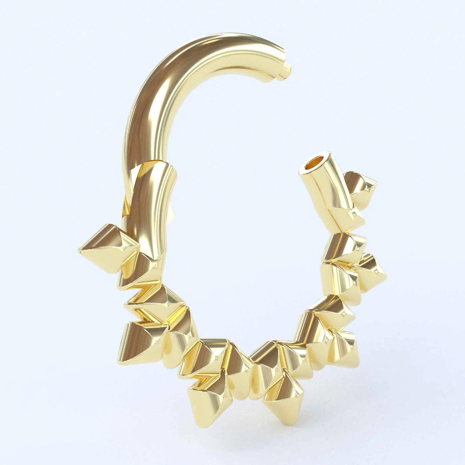 Premium Shanga Gioielli 18 Karaats Gouden Clickring Alaska
