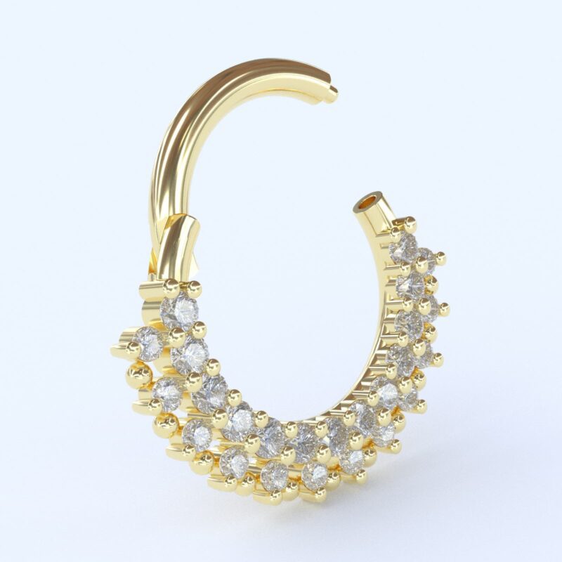 Premium Shanga Gioielli 18 Karaats Gouden Clickring Victoria