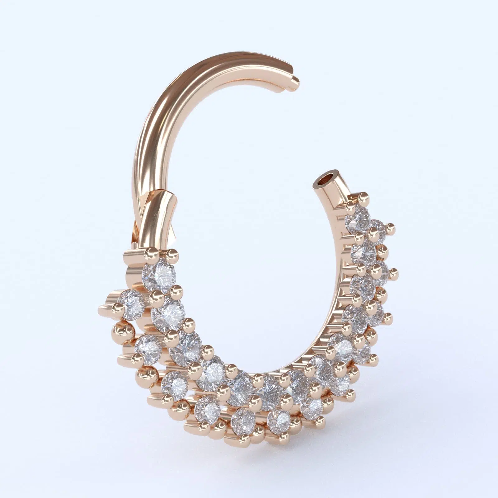 Premium Shanga Gioielli 18 Karaats Gouden Clickring Victoria