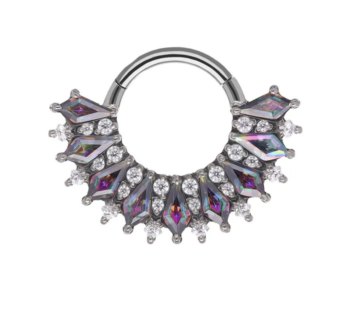 Titanium Tana clicker ring