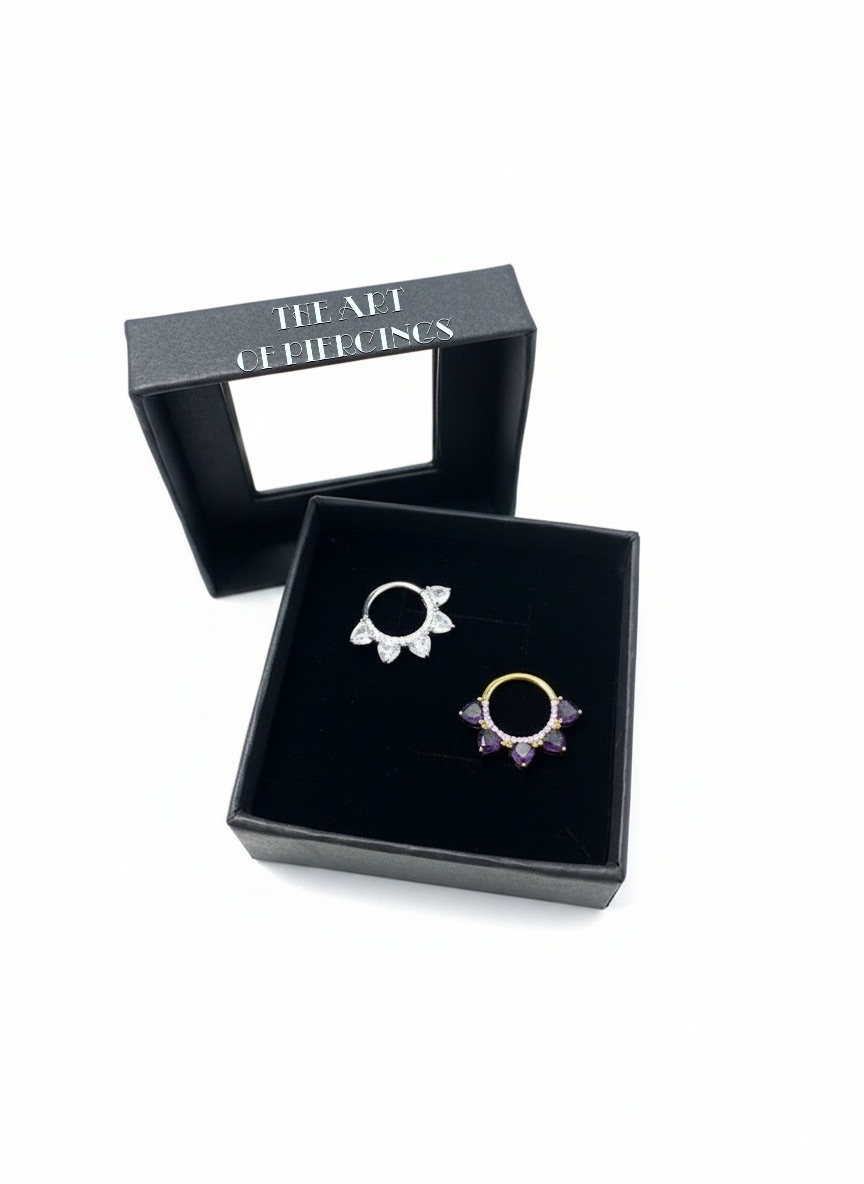 Titanium Lucy clicker ring