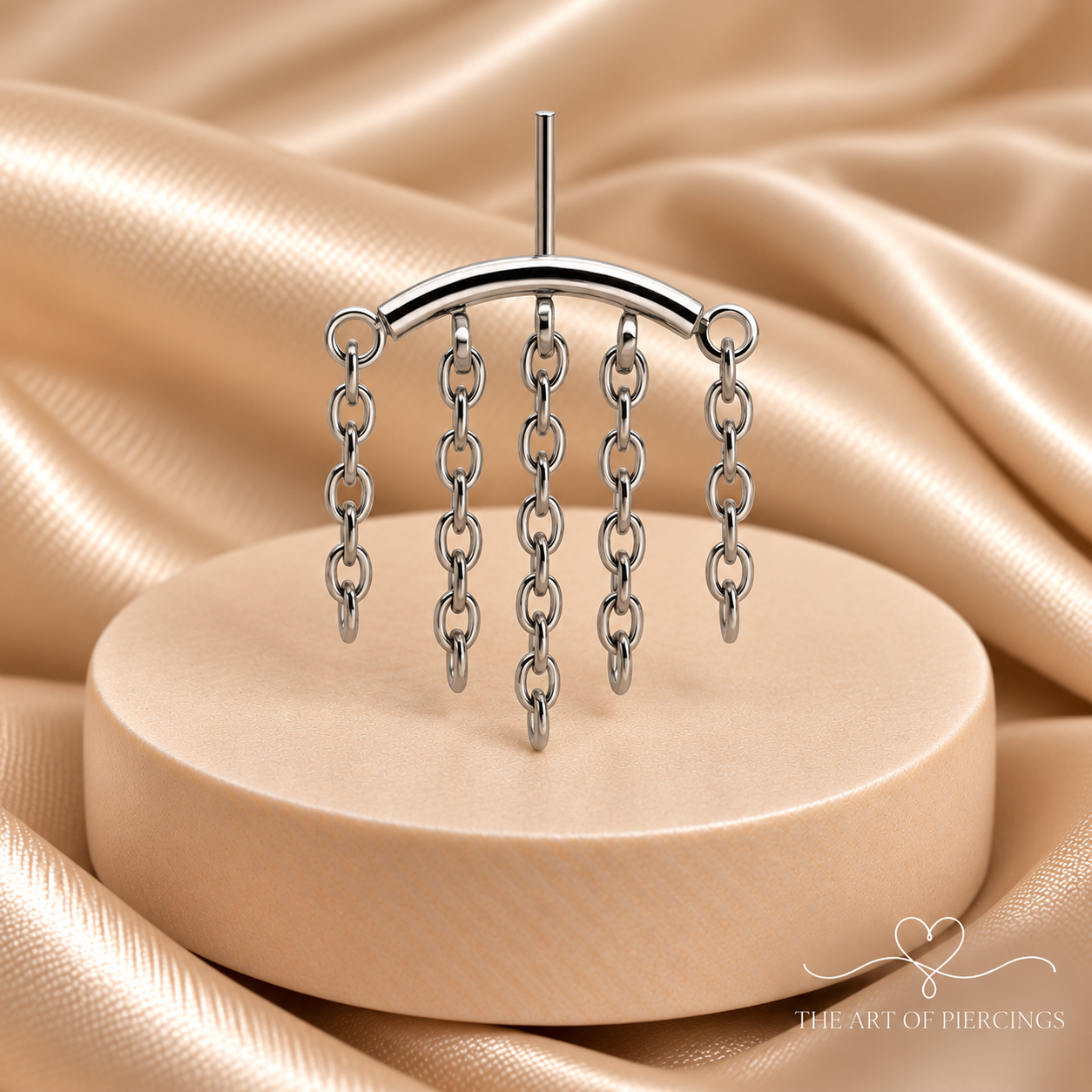 Verticale helix met 5 kettingen