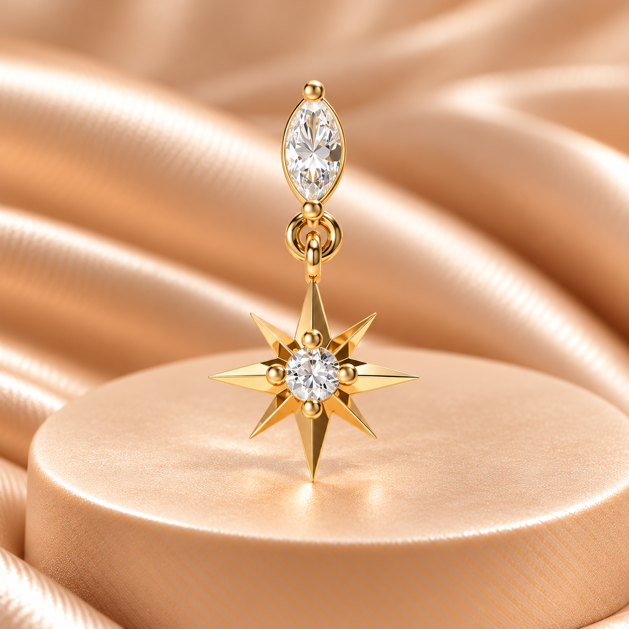 Starburst Dangle goud